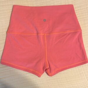 Lululemon high-rise align short. Great condition! Perfect summer color!